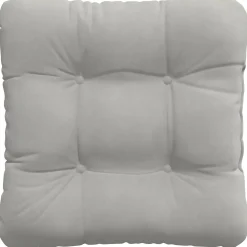 vidaXL Zitkussens 4 st Microvezel Stof Lichtgrijs 40 x 40 cm