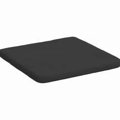 vidaXL Zitkussens 4 st Microvezel Stof Zwart 40 x 40 x 3 cm