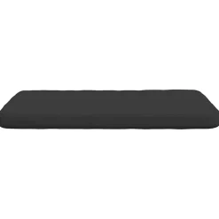 vidaXL Zitkussens 4 st Microvezel Stof Zwart 40 x 40 x 3 cm