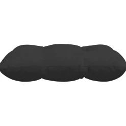 vidaXL Zitkussens 4 st Microvezel Stof Zwart 40 x 40 cm