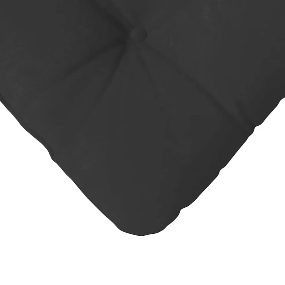 vidaXL Zitkussens 4 st Microvezel Stof Zwart 40 x 40 cm