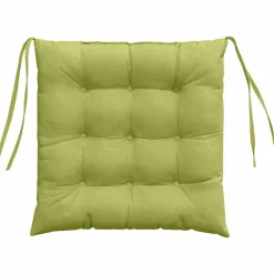 vidaXL Zitkussens 4 st Stof Lichtgroen 40 x 40 x 12 cm