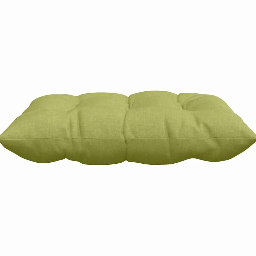 vidaXL Zitkussens 4 st Stof Lichtgroen 40 x 40 x 12 cm