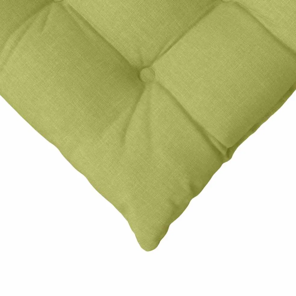 vidaXL Zitkussens 4 st Stof Lichtgroen 40 x 40 x 12 cm