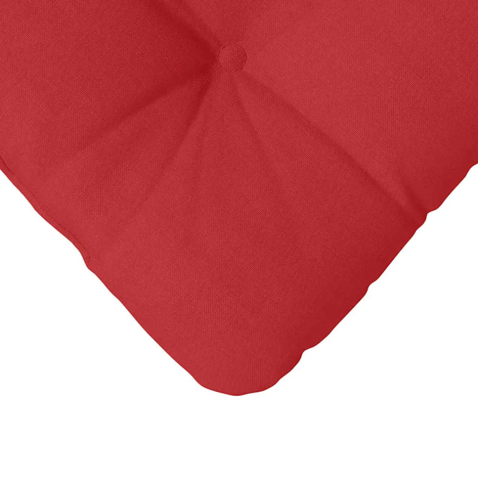 vidaXL Zitkussens 4 st Stof Rood 40 x 40 x 12 cm