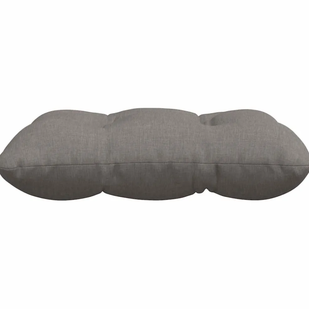 vidaXL Zitkussens 4 st Stof Taupe 40 x 40 x 12 cm