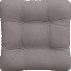 vidaXL Zitkussens 4 st Stof Taupe 40 x 40 x 12 cm