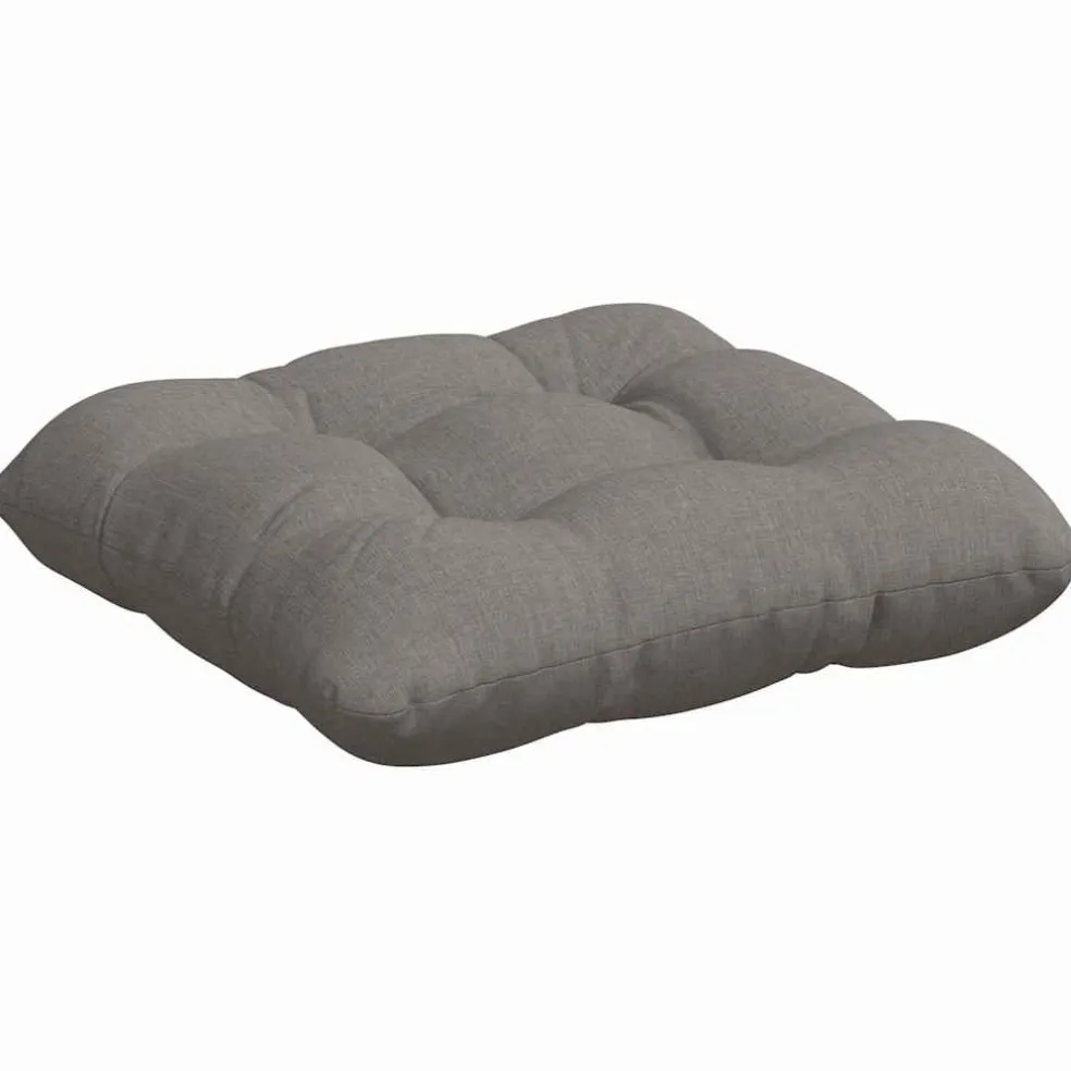 vidaXL Zitkussens 4 st Stof Taupe 40 x 40 x 12 cm