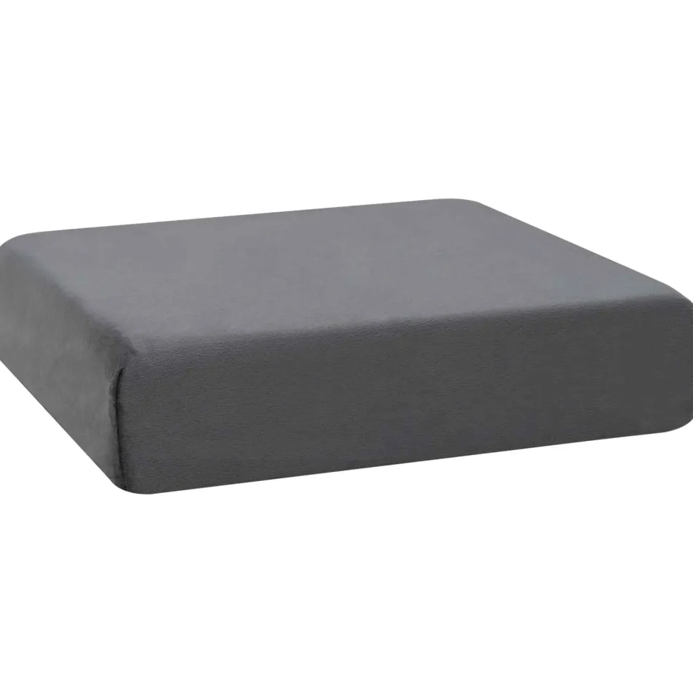 vidaXL Zitkussen 40 x 40 x 10 cm PU Schuim Grijs