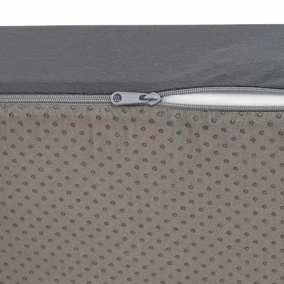 vidaXL Zitkussen 40 x 40 x 10 cm PU Schuim Grijs