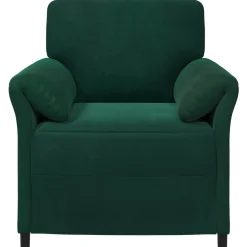 vidaXL 1-Zits Bank Donkergroen 88 x 83 x 95 cm Fluweel