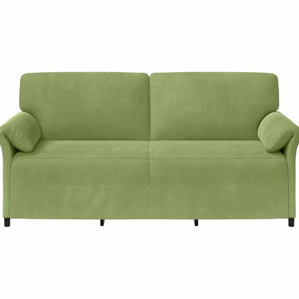 vidaXL 3-Zits Bank Lichtgroen 198 x 83 x 95 cm Fluweel