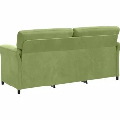 vidaXL 3-Zits Bank Lichtgroen 198 x 83 x 95 cm Fluweel