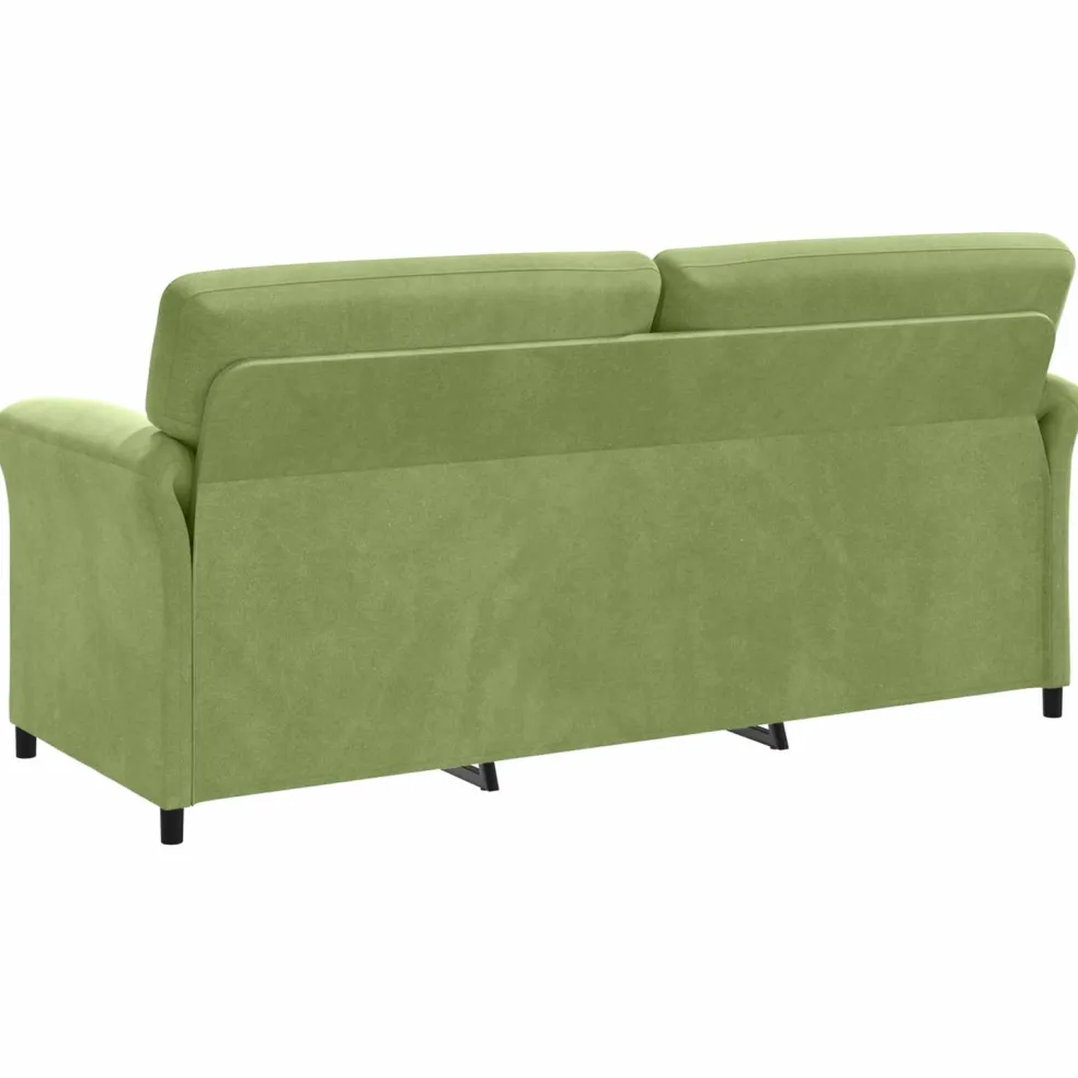 vidaXL 3-Zits Bank Lichtgroen 198 x 83 x 95 cm Fluweel