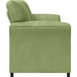 vidaXL 3-Zits Bank Lichtgroen 198 x 83 x 95 cm Fluweel