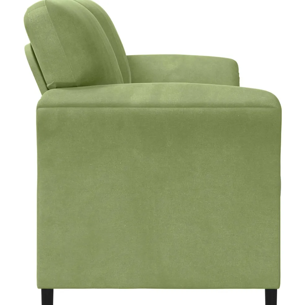 vidaXL 3-Zits Bank Lichtgroen 198 x 83 x 95 cm Fluweel