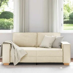 vidaXL 2-zitsbank Linnen 180x78x84 cm