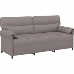 vidaXL 3-Zits Bank Taupe 198 x 83 x 95 cm