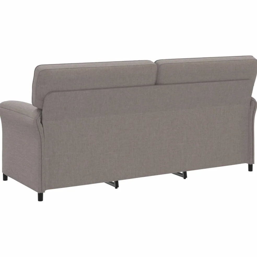 vidaXL 3-Zits Bank Taupe 198 x 83 x 95 cm