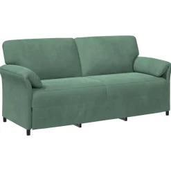 vidaXL 3-Zits Bank Zeegroen 198 x 83 x 95 cm Fluweel