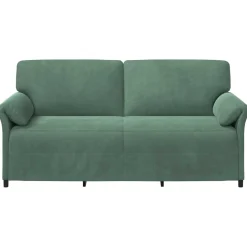 vidaXL 3-Zits Bank Zeegroen 198 x 83 x 95 cm Fluweel