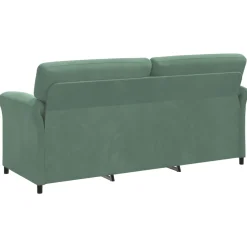 vidaXL 3-Zits Bank Zeegroen 198 x 83 x 95 cm Fluweel