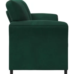 vidaXL 2-Zits Sofa Donkergroen 158 x 83 x 95 cm Fluweel