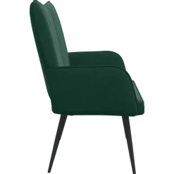 vidaXL 2-Zits Sofa Donkergroen 115 x 61 x 87 cm fluweel