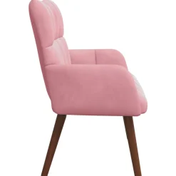 vidaXL 2-Zits Sofa Roze 115 x 61 x 87 cm fluweel