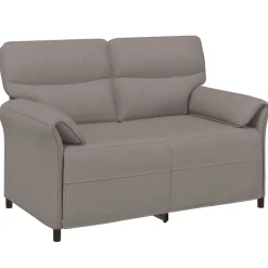 vidaXL 2-Zits Sofa Taupe 138 x 83 x 95 cm