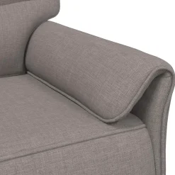 vidaXL 2-Zits Sofa Taupe 138 x 83 x 95 cm