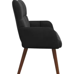 vidaXL 2-Zits Sofa Zwart 115 x 61 x 87 cm fluweel