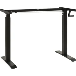vidaXL Zit-stabureauframe met slinger handmatig zwart