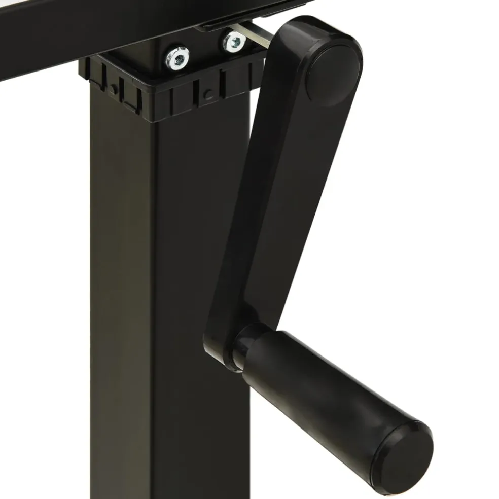 vidaXL Zit-stabureauframe met slinger handmatig zwart