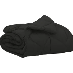 vidaXL Zomerdekbed 200 x 135 cm Zomer 200 gsm Zwart