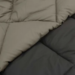 vidaXL Zomerdekbed 200 x 135 cm Zomer 200 gsm Lichtgrijs en Antraciet