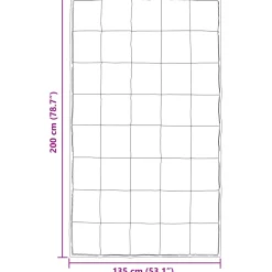 vidaXL Zomer Dekbed Zwart 135 x 200 cm Satijn en Microfiber