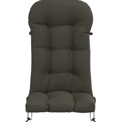 vidaXL Zon Loungerkussen PUTTEN 100% Polyester Antraciet