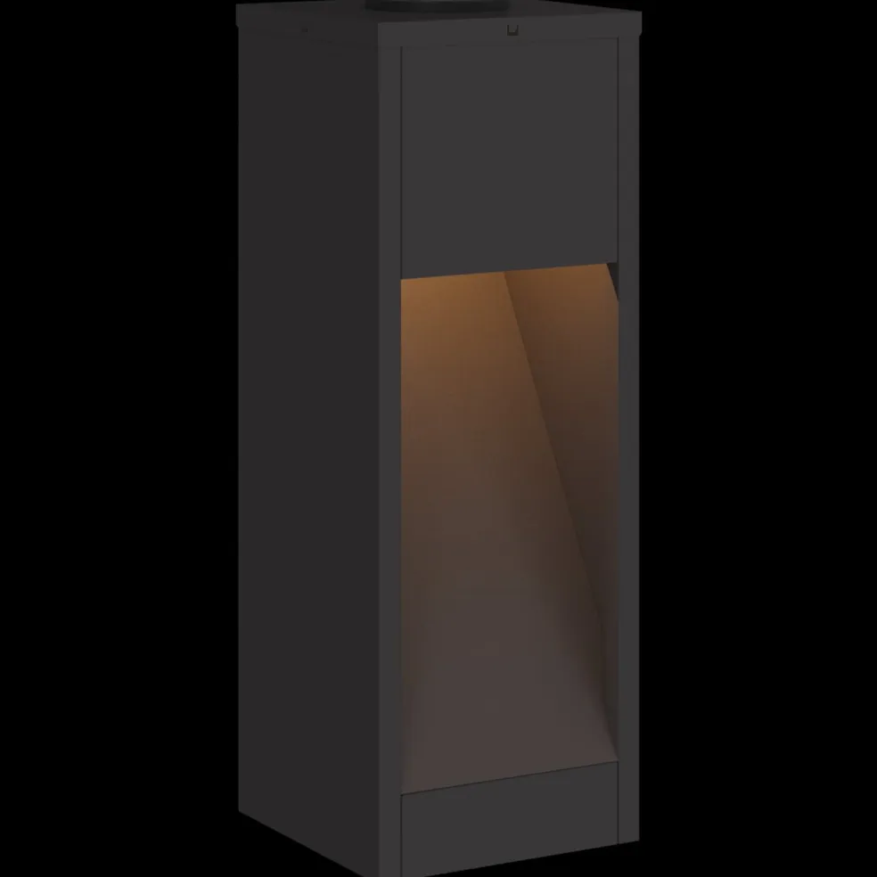 vidaXL Zonne LED Padverlichting 2 st Warmwit 18 x 18 x 50 cm