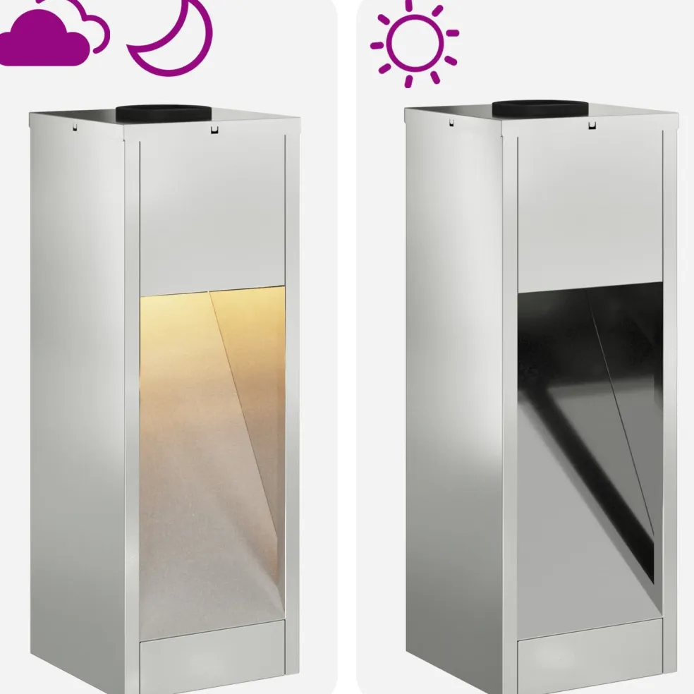 vidaXL Zonne LED Padverlichting 2 st Warmwit 18 x 18 x 50 cm