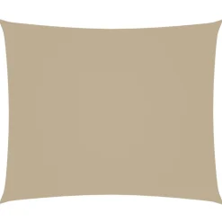 vidaXL Zonnescherm rechthoekig 4x6 m oxford stof beige