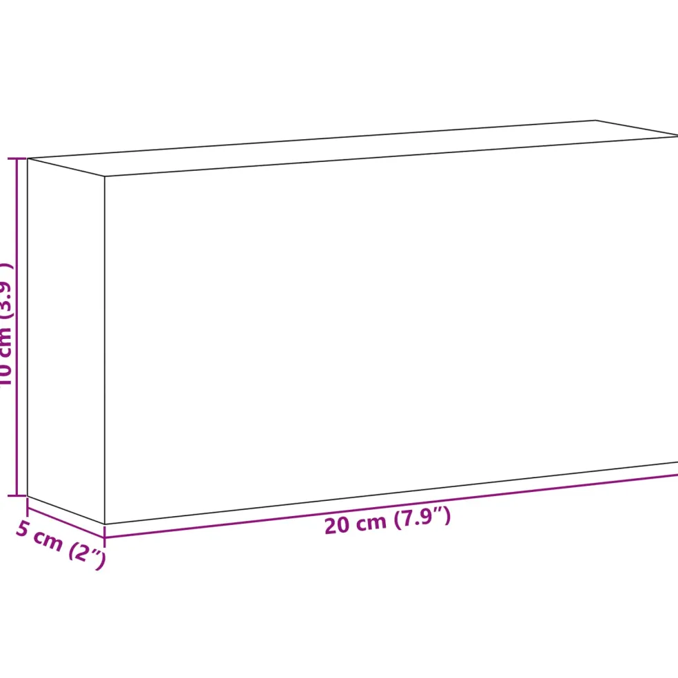 vidaXL Zoutstenen 10 st Roze 20 x 10 x 5 cm Steenzout