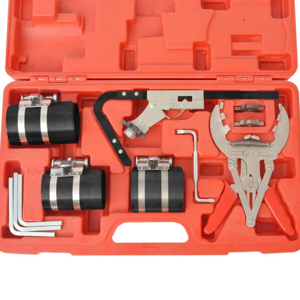 vidaXL Zuigerveer onderhoudsgereedschap set 11-delig