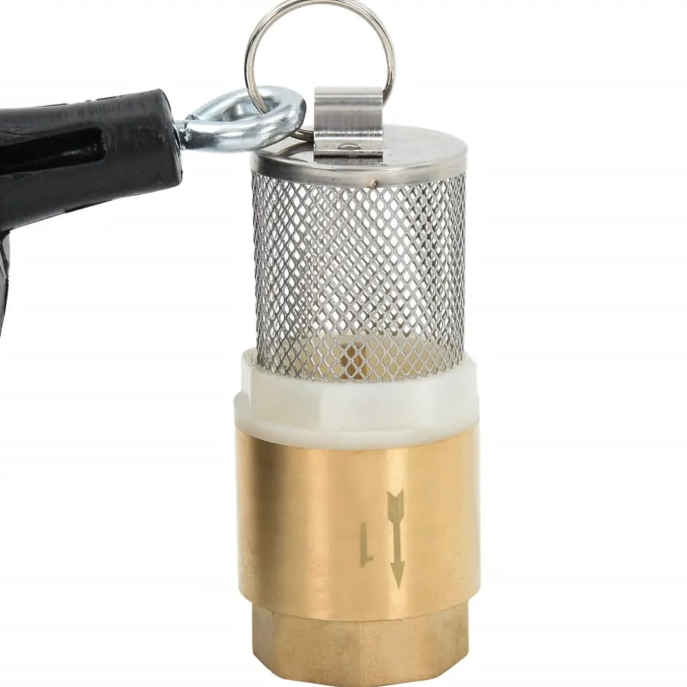 vidaXL Zuigslang met messing koppelingen 1,1'' 3 m PVC groen