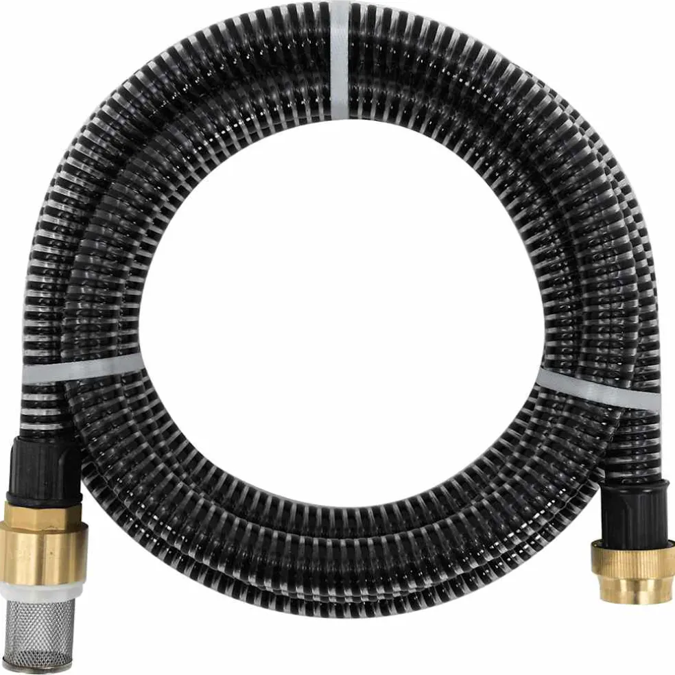 vidaXL Zuigslang met messing koppelingen 3 m 25 mm groen