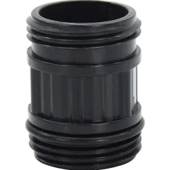 vidaXL Zuigslang met PVC koppelingen 1,1'' 4 m PVC zwart