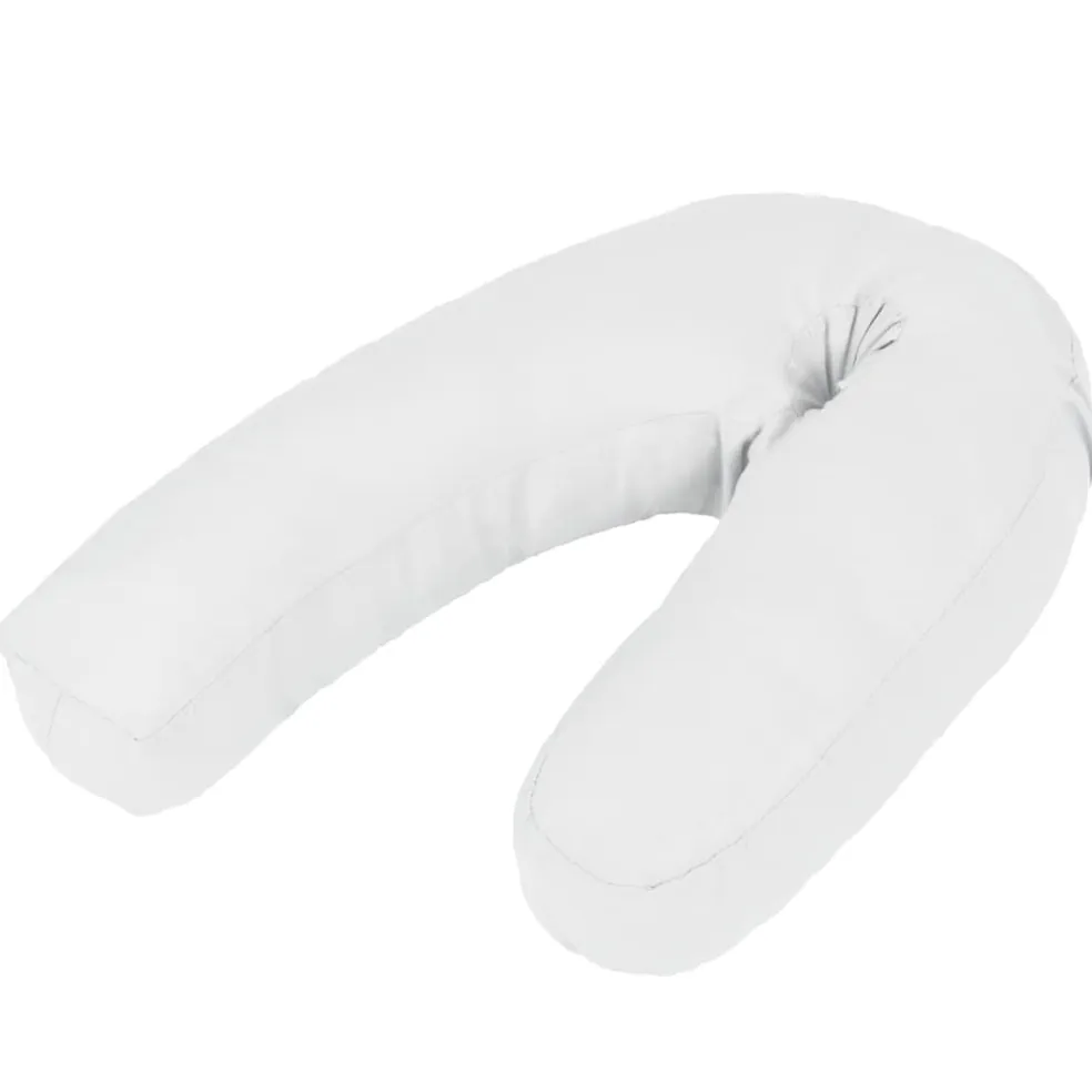 vidaXL Zwangerschapskussen J-vormig 54x(36-43) cm wit