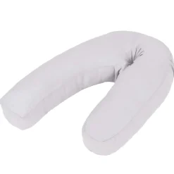 vidaXL Zwangerschapskussen J-vormig 54x(36-43) cm grijs