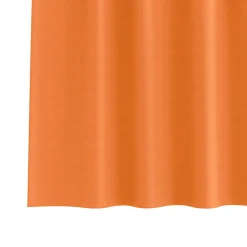 vidaXL Zwart-out Gordijnen met Ringen 2 st Feloranje 175 x 140 cm