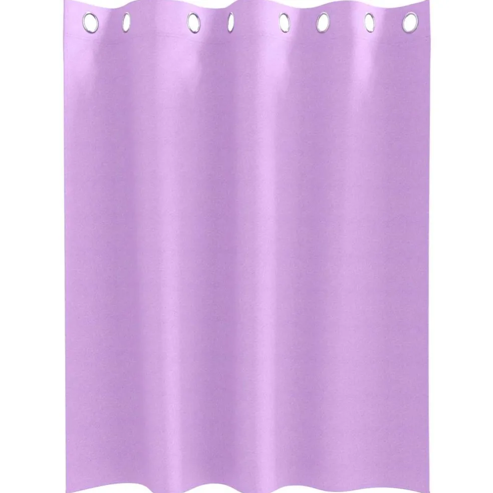 vidaXL Zwart-out Gordijnen met Ringen 2 st Paars 140 x 140 cm